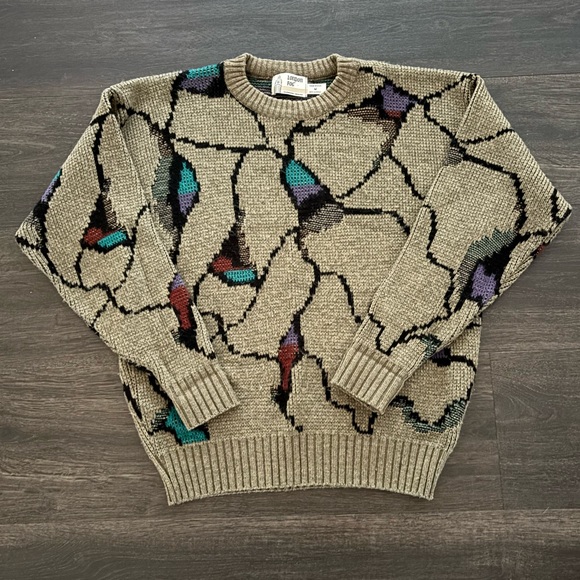 London Fog Other - Vintage London Fog AOP Sweater Size Medium Made In USA